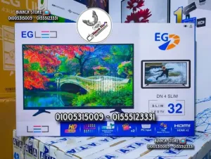 شاشة تلفزيون 32 بوصة EG بانل IPS جديدة ضمان سنتين EGLED-32DN4