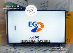 شاشة تلفزيون 32 بوصة EG بانل IPS جديدة ضمان سنتين EGLED-32DN4