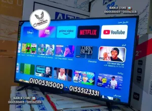 شاشة للبيع 43 بوصة سمارت أندرويد ذاكرة داخلية جديدة ضمان سنتين ATA43F0S