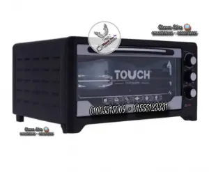 فرن كهربائي چامبو 50 لتر بالشواية تاتش الزنوكي – أسود 2000 وات موديل 40618 جديد بالضمان