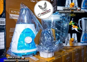 خلاط كهربائي 1.5 لتر ماركة ميديا تك 400 وات – معاة 2 مطحنة - موتور نحاس