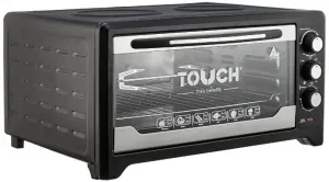 فرن كهربائي چامبو 50 لتر بالشواية تاتش الزنوكي أسود 2000 وات موديل 40618 معاة شواية