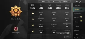 حساب ببجي + كلاش أوف كلانس