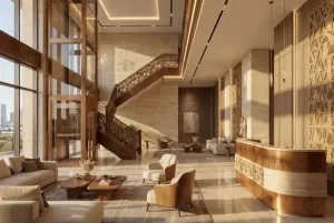 شقة فندقية ب إدارة هيلتون للبيع في سيفل سفن بالقرب من المحتف المصري الكبير و فيو الاهرامات