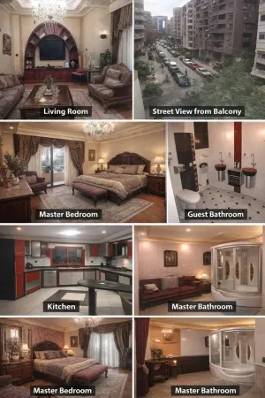 للايجار شقة ارض الجولف من المالك مباشرة