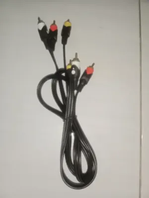 كابل rca لنقل الصوت والصورة ثلاثة فى ثلاثة