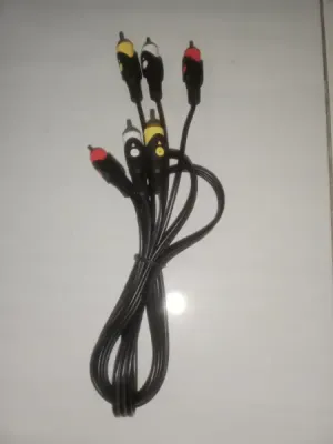 كابل rca لنقل الصوت والصورة ثلاثة فى ثلاثة